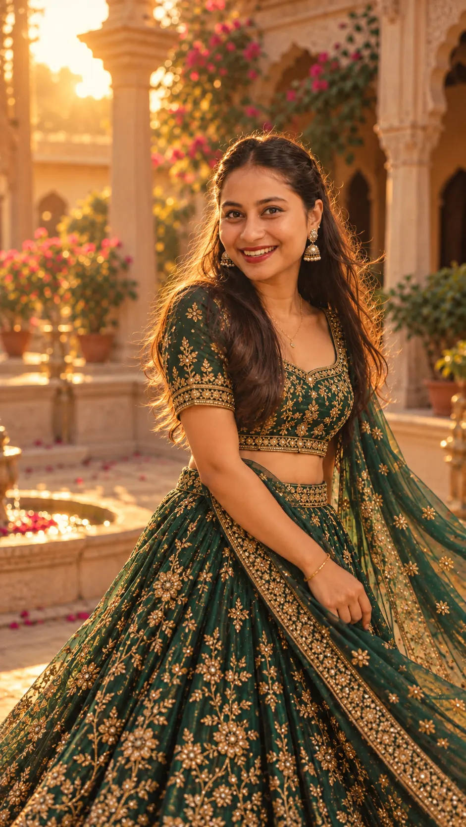 Golden Hour Lehenga