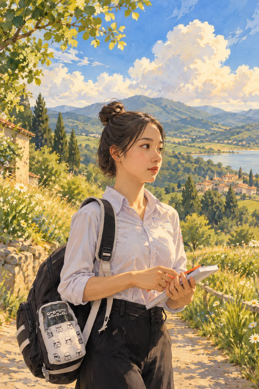 Painted Anime Still